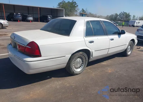 2000 Mercury Grand Marquis z USA, uszkodzony, nr VIN 2MEFM75W8YX728195